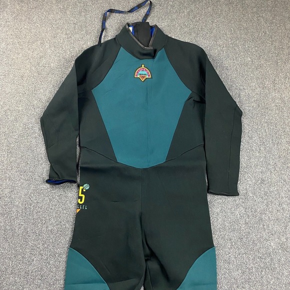 Mares Wetsuit Adults Medium Blue Black Latitude Line‎ 25 Parallel 2MM Mens - Picture 1 of 12